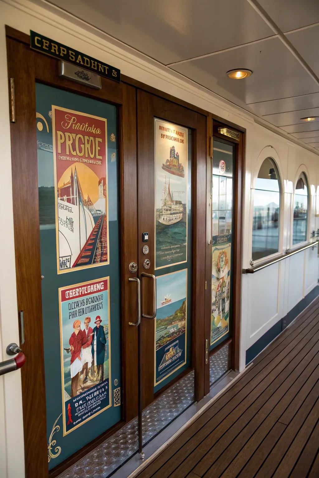 Capture the essence of classic travel with vintage posters.