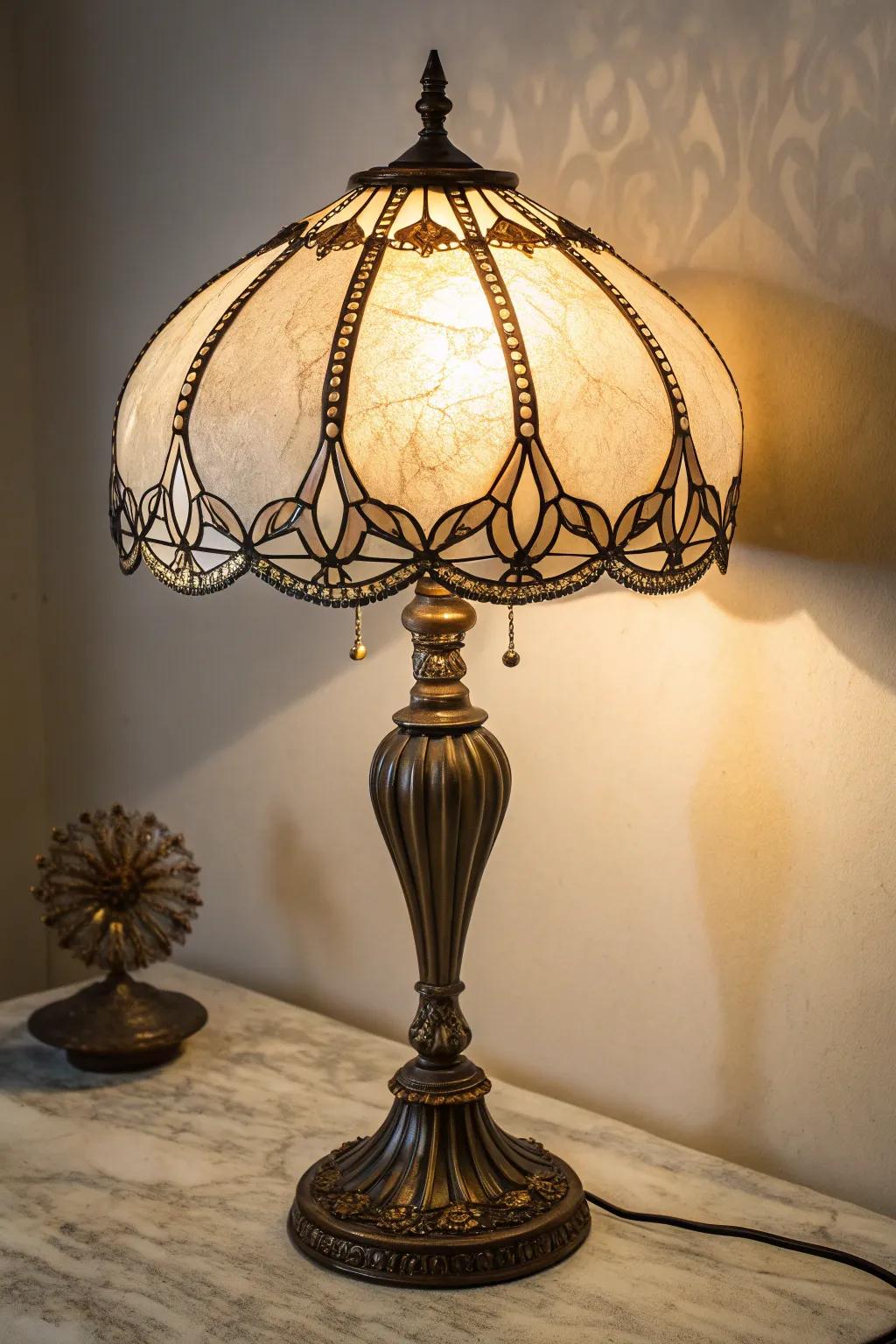 A lamp base can illuminate more than just your room.