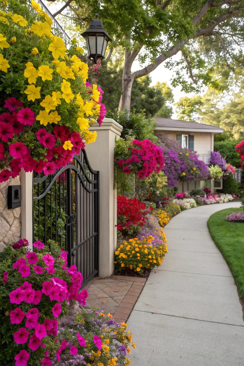 Bold colors making a striking entrance.