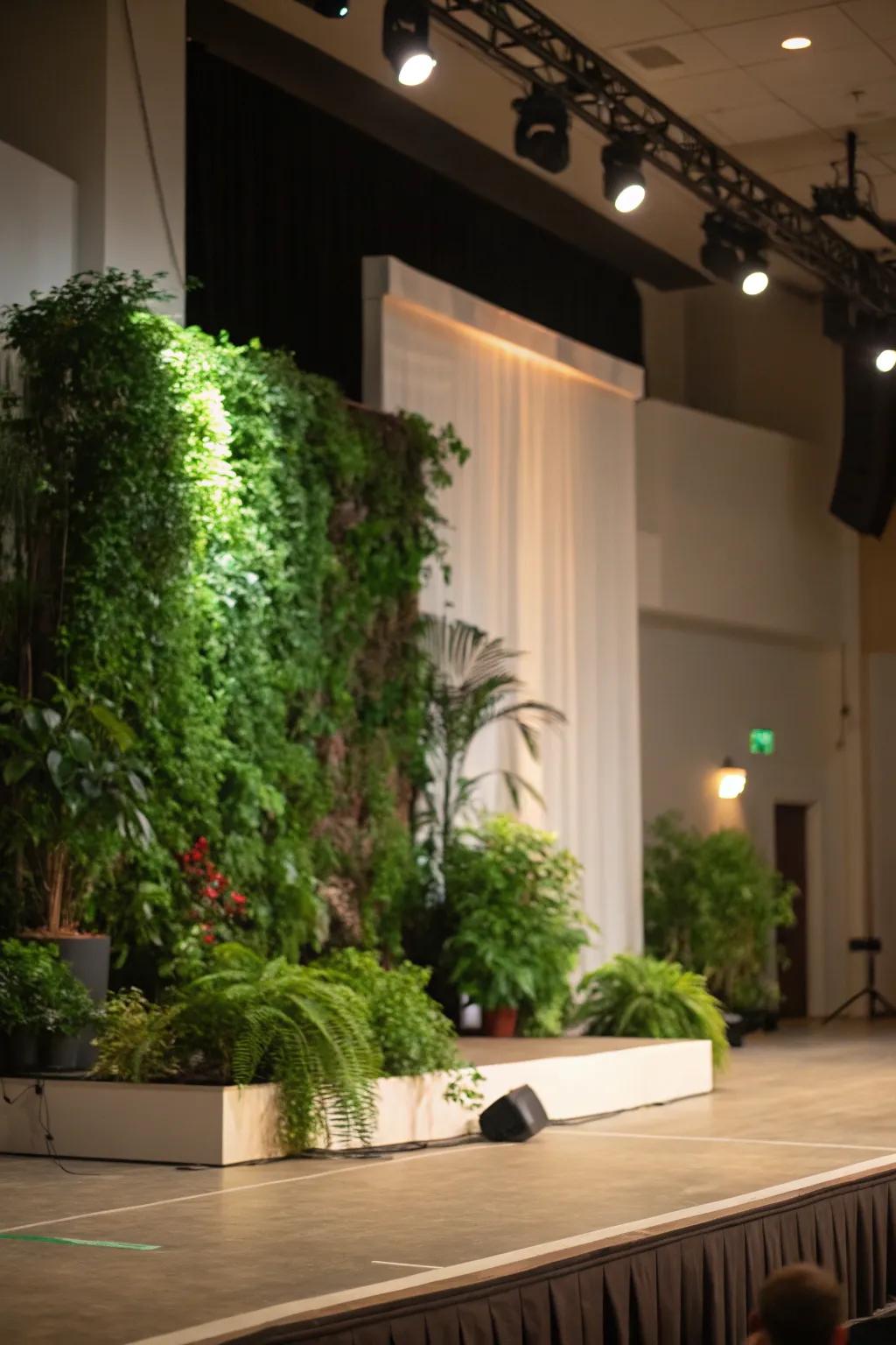 Natural elements surprise and delight onstage.