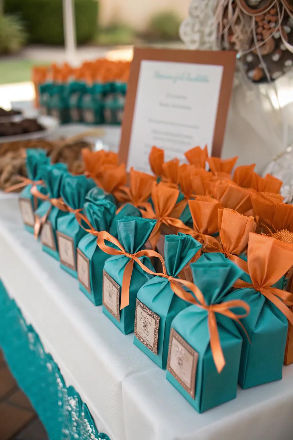 Memorable favors that guests will cherish.