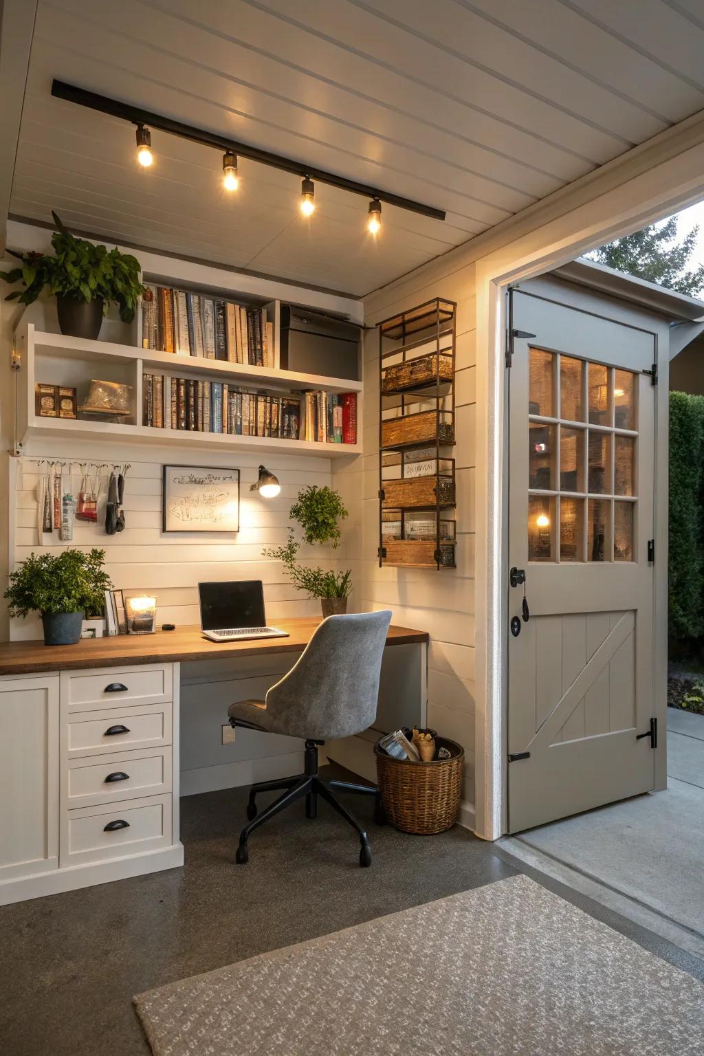 Boost productivity with a home office nook.