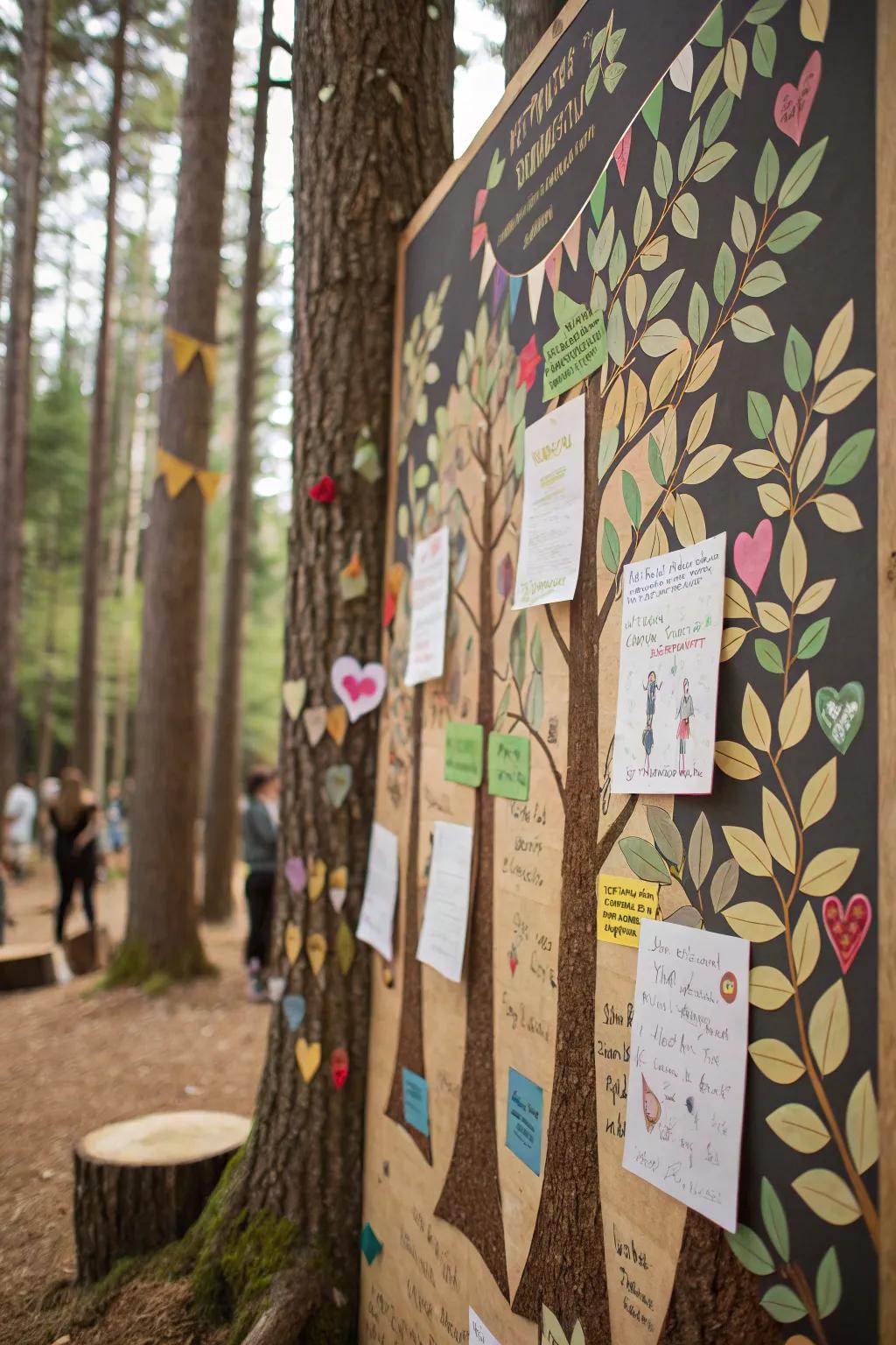 A Fall Friends Forest highlighting the value of community.