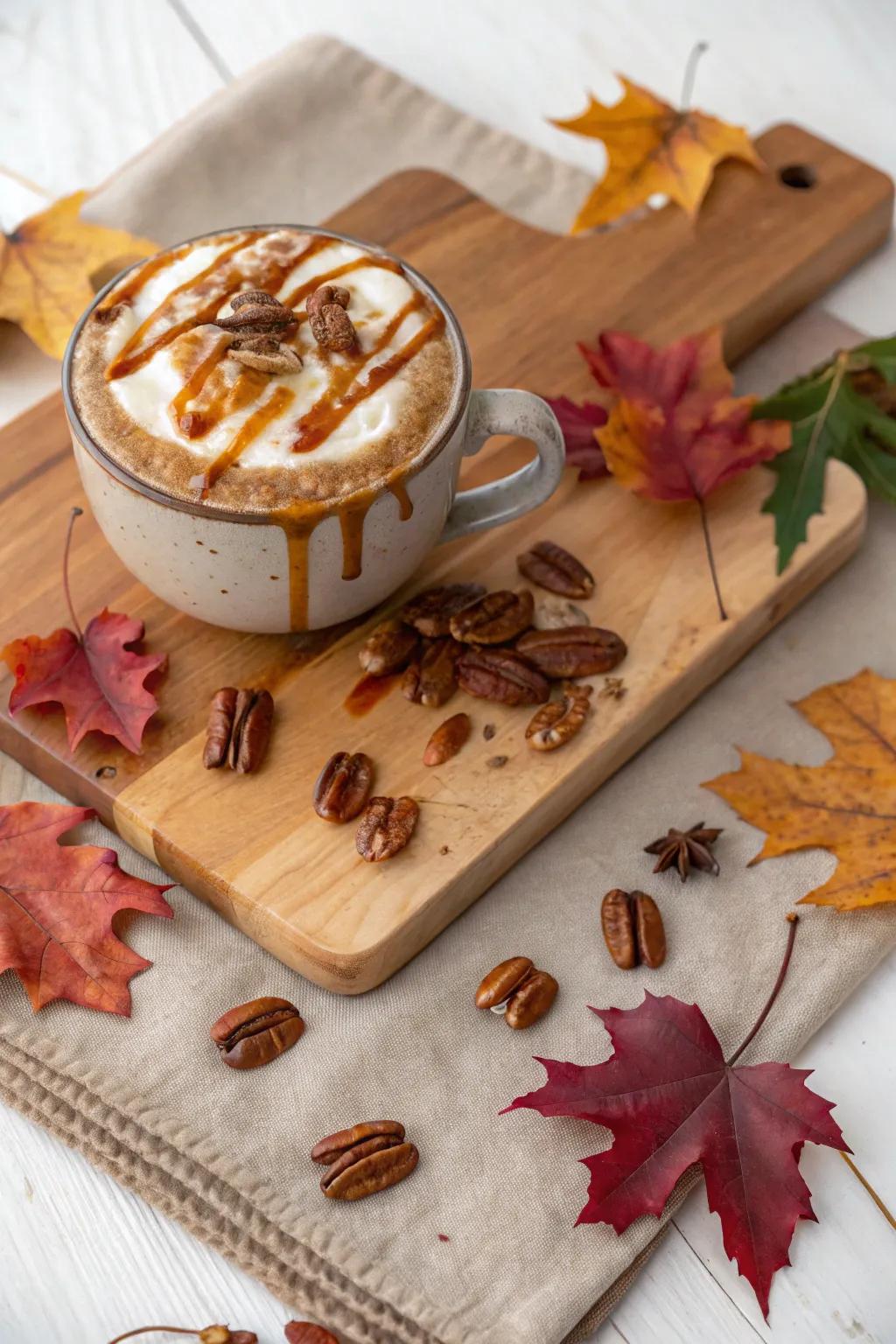 Maple Pecan Latte: a taste of cozy seasons