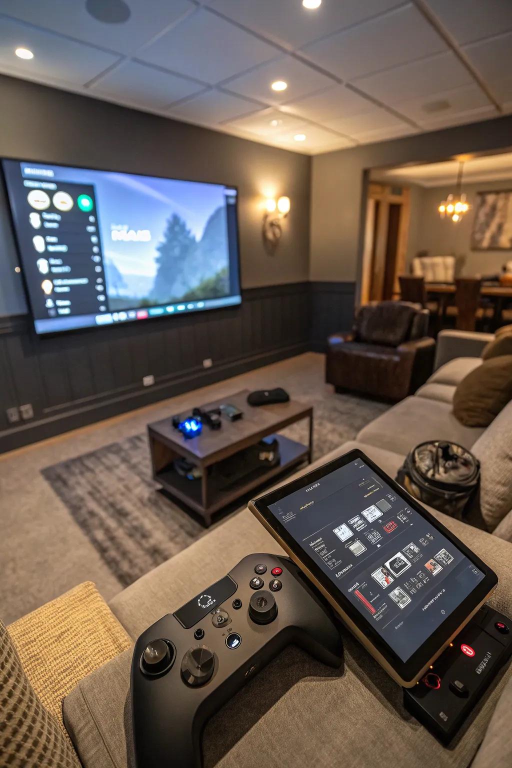 Modernize your gaming space through smart home assimilation.