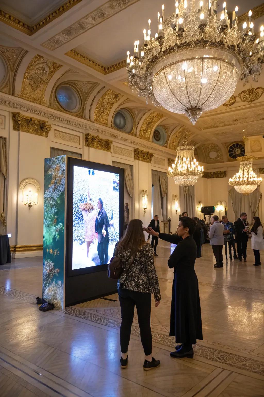 Delight guests with a surprise interactive art installation.