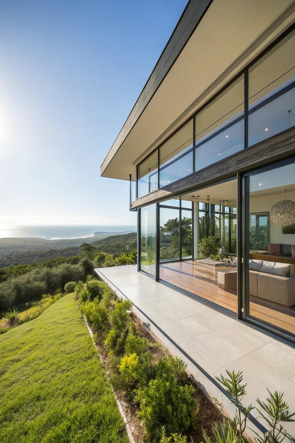 A dwelling conceptualized to capture maximal solar irradiation, amplifying innate warmth and illumination.