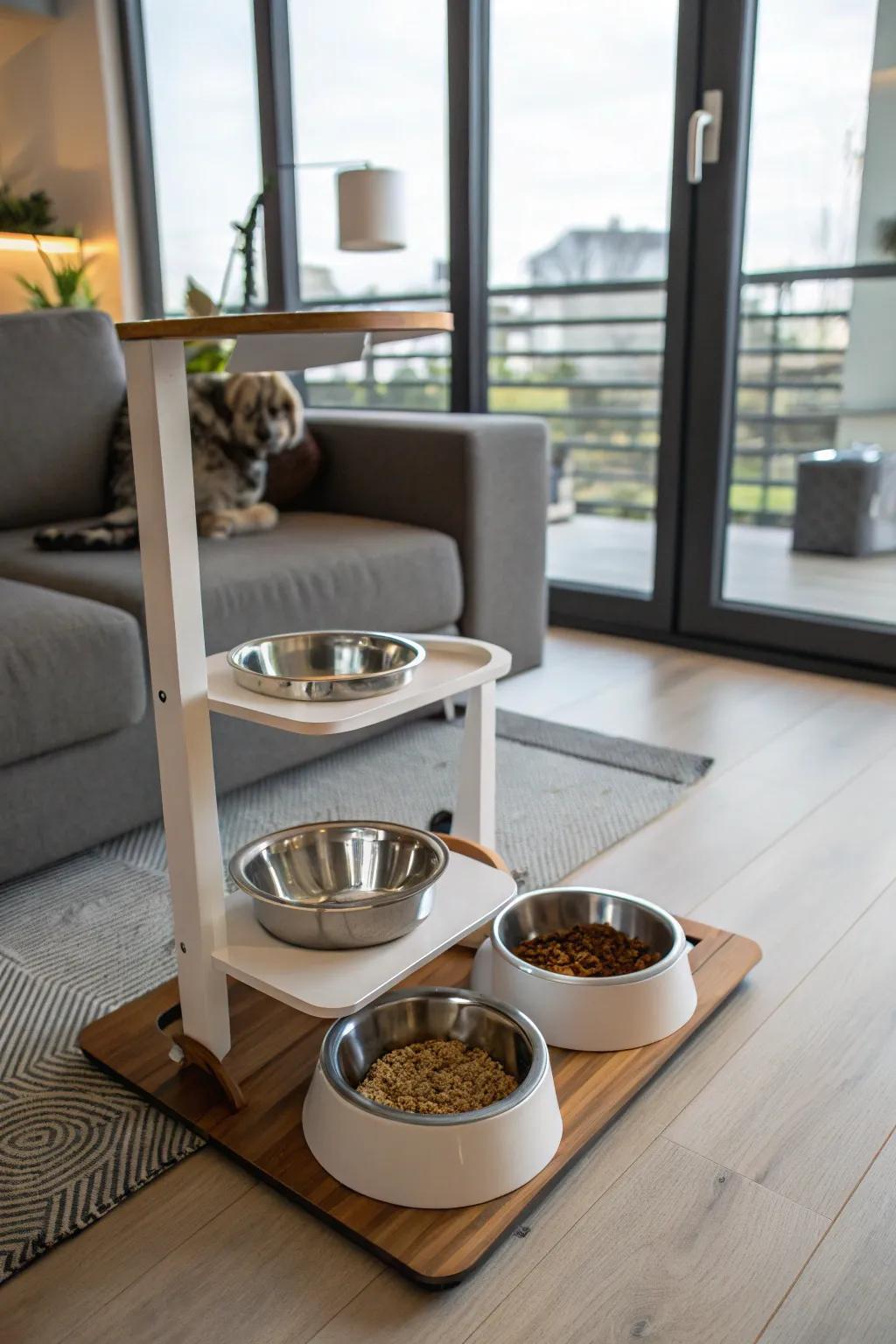 Multi-level stations offer a smart solution for multi-cat households.