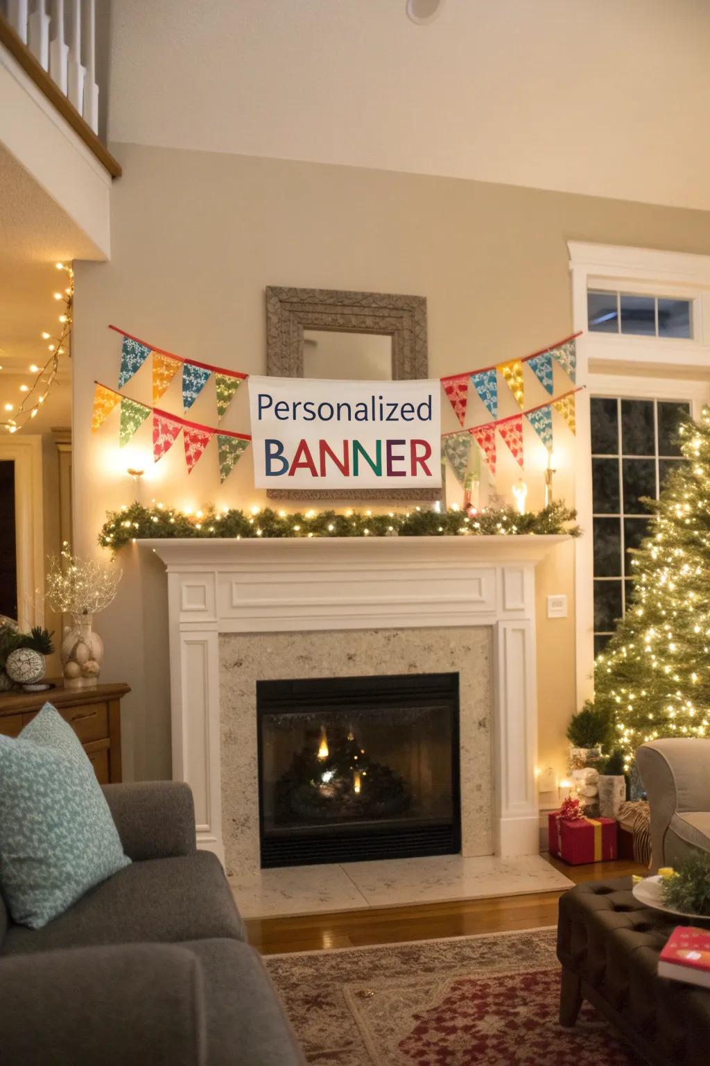 Bespoke banners infuse your celebration's decoration with a personal touch.
