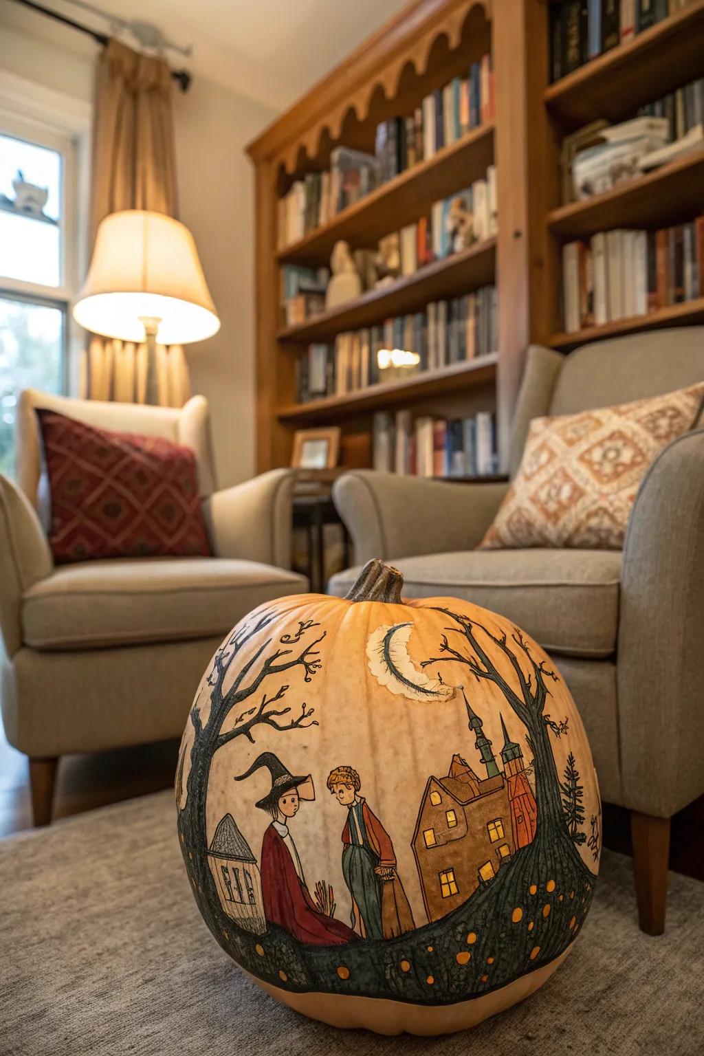 Literary pumpkins turn your favorite stories into visual art.