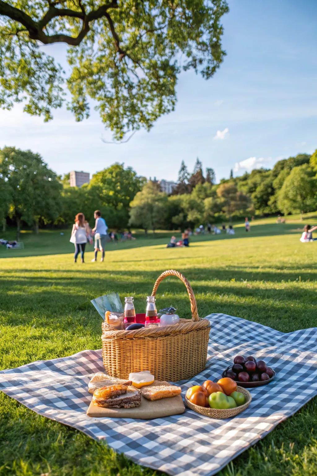 Enjoy a delightful Mother's Day picnic under the sun.