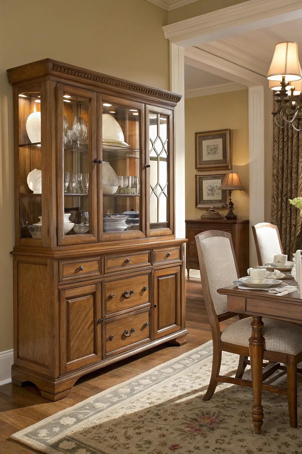 Sideboards provide additional storage while adding a touch of elegance to your dining room.