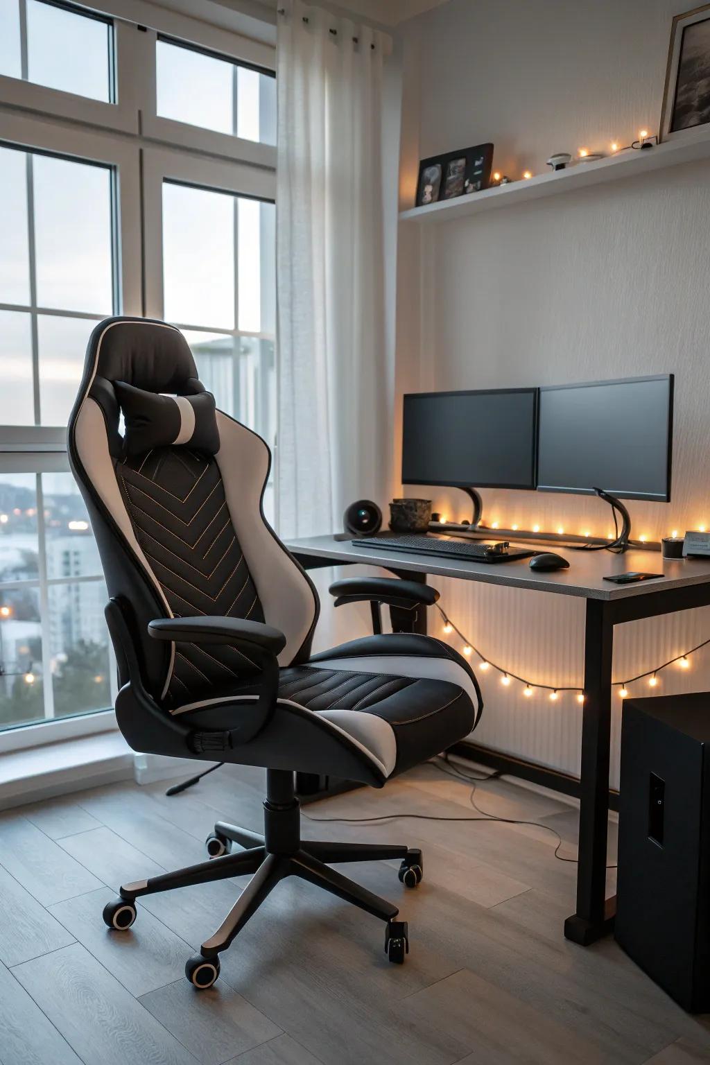 Experience comfort with a chair engineered for your gaming routine.
