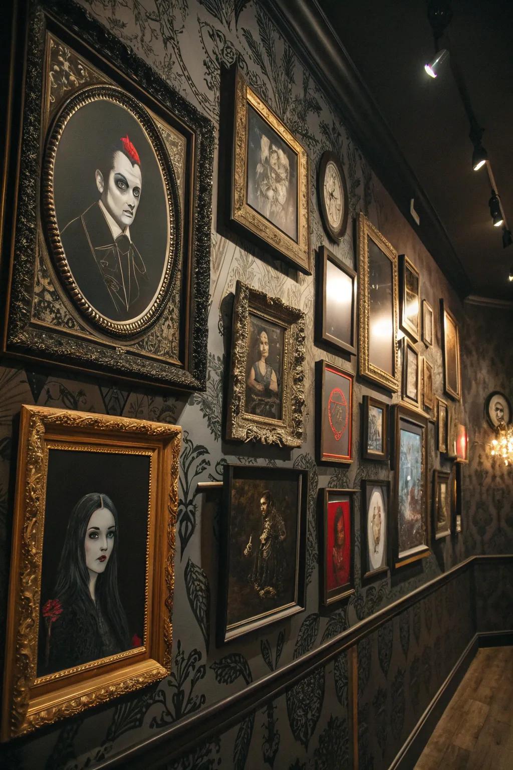 A gallery wall that tells a story in every frame.