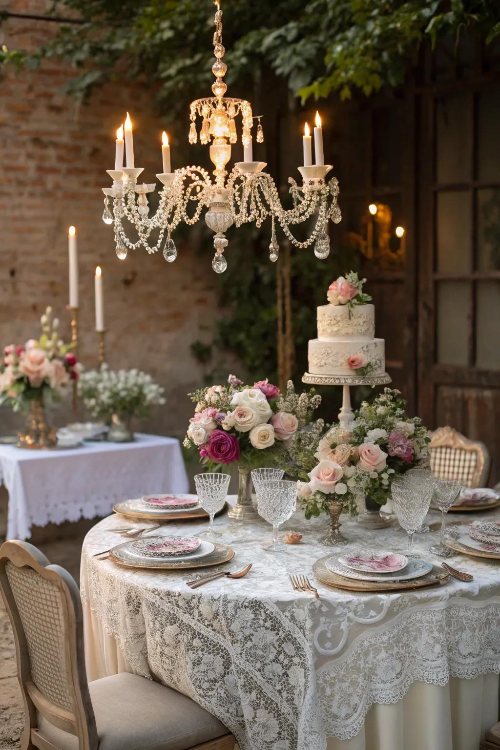 A vintage-inspired wedding theme with timeless elegance.