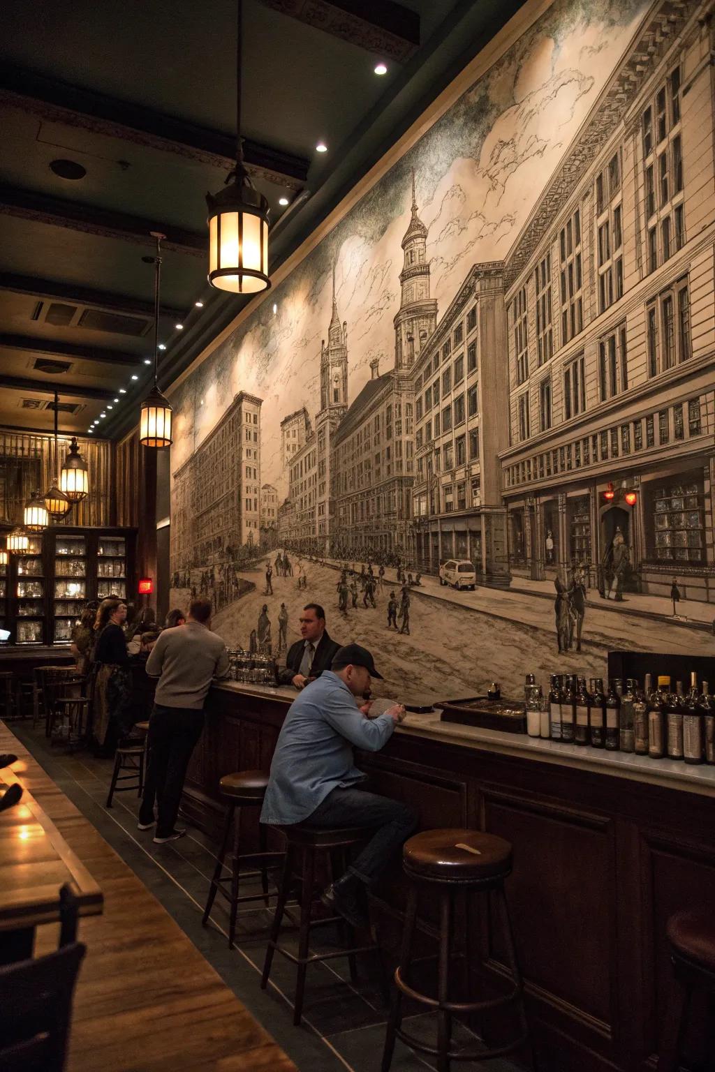 Murals tell stories that captivate and engage your guests.