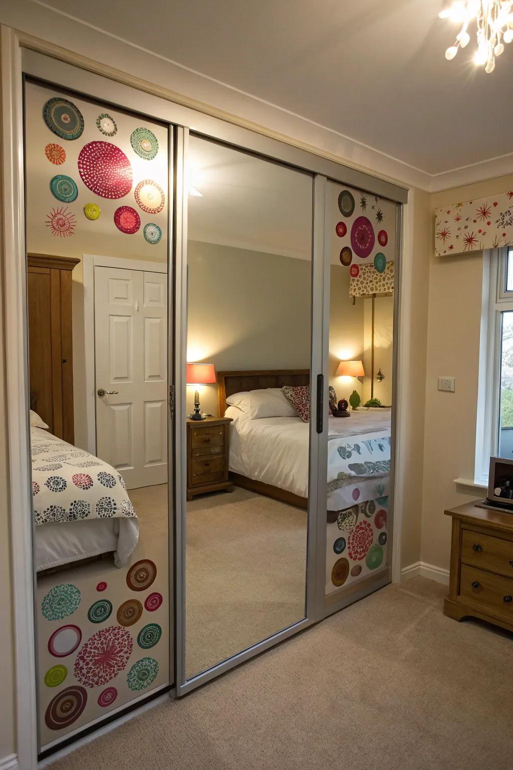 Vinyl appliques deliver a customized feeling without permanence.