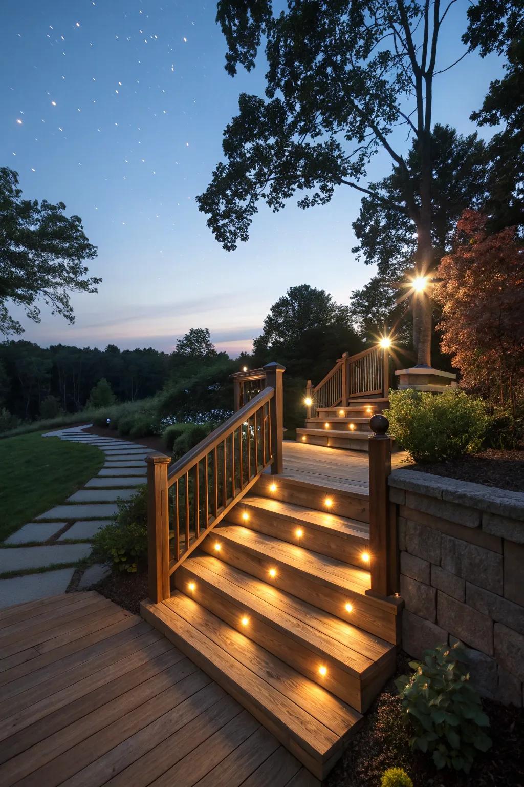 Pillar top lights combine style with practicality