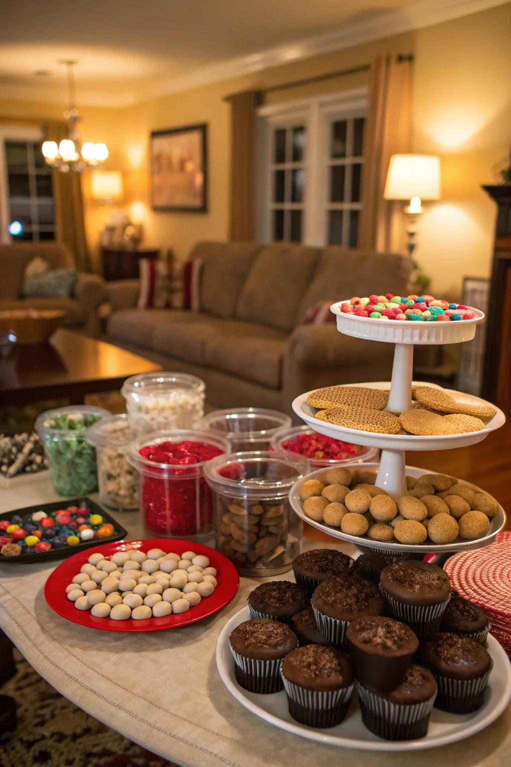 Dollar store finds can transform your dessert table on a budget.