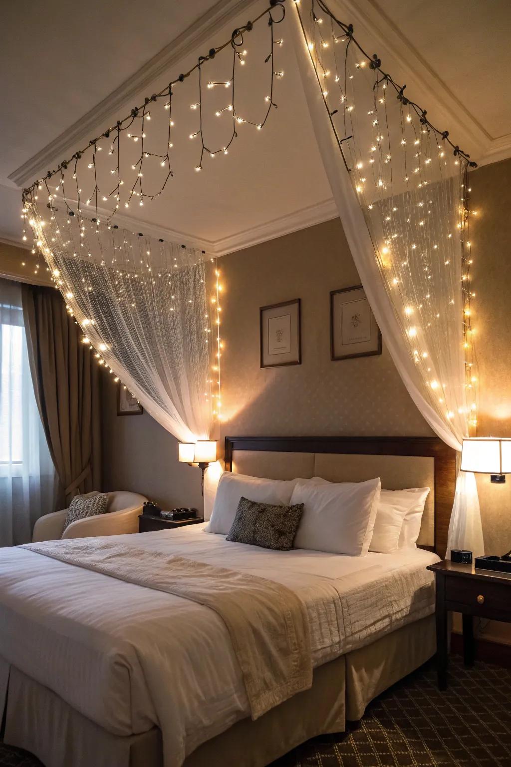 Cultivate an inviting and magical ambiance with delicate illumination.