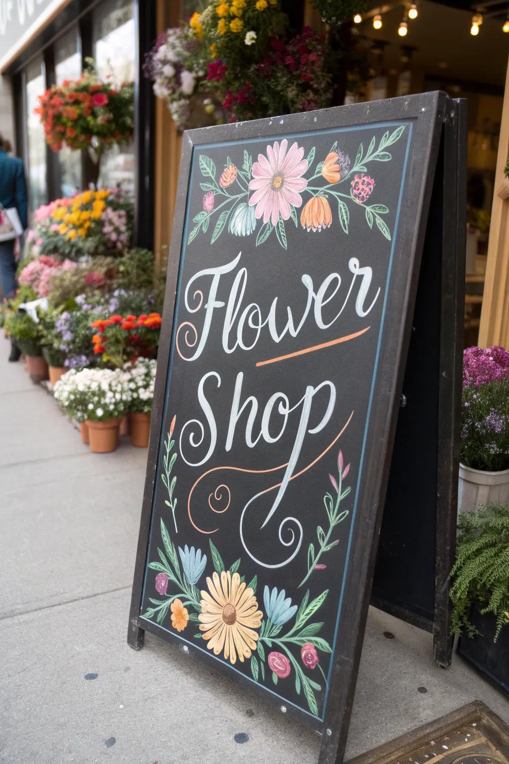 Slogan signage that invites with charm and promise