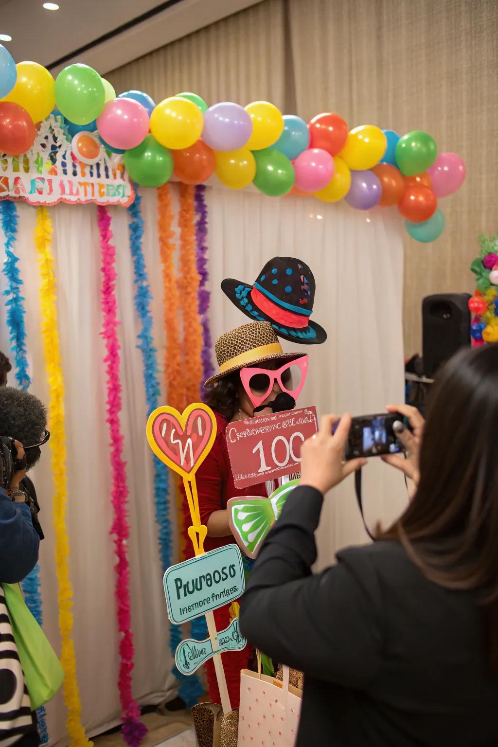 Say cheese: A fun and interactive photo booth for capturing festive memories.