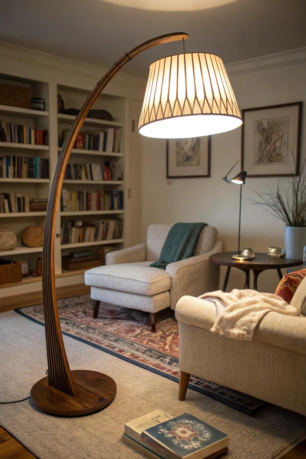 Brighten and beautify your space with a stylish floor lamp.