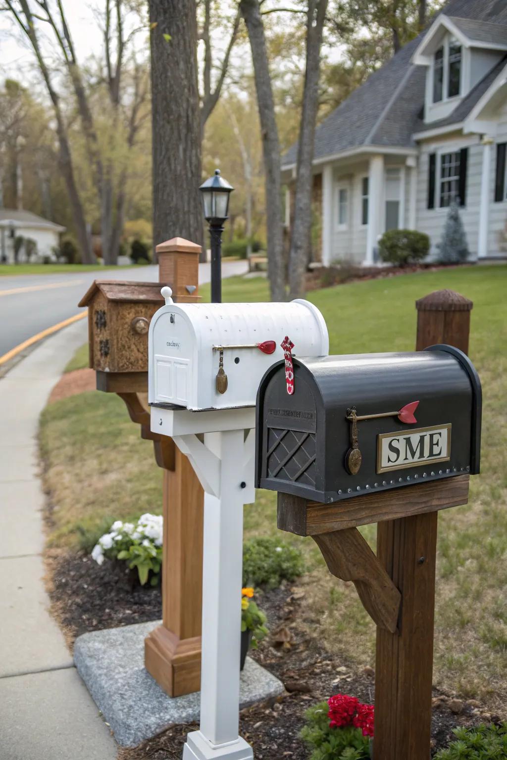 Explore different styles to give your mailbox a fresh look.