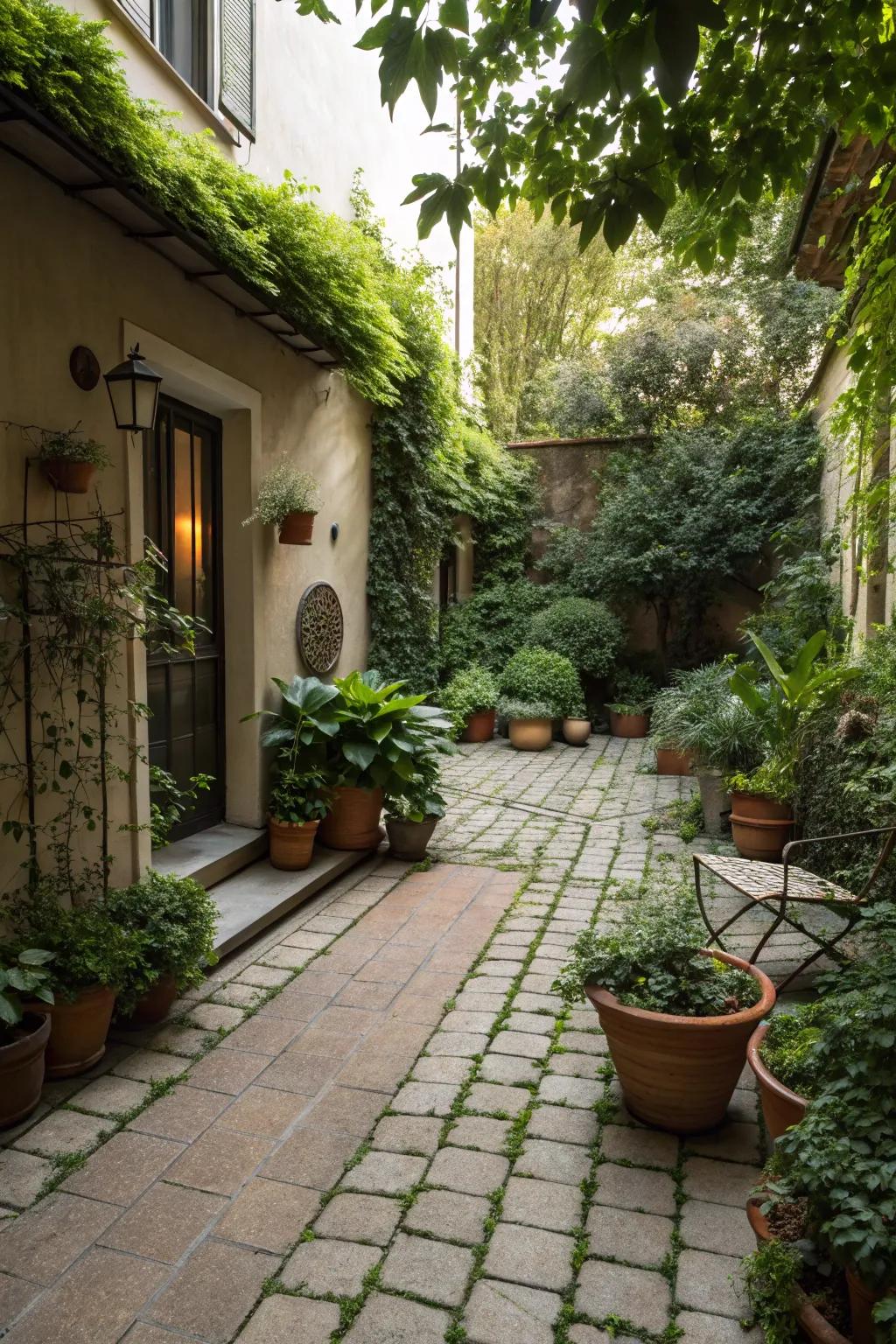 Greenery brings vibrancy and freshness to patio designs.