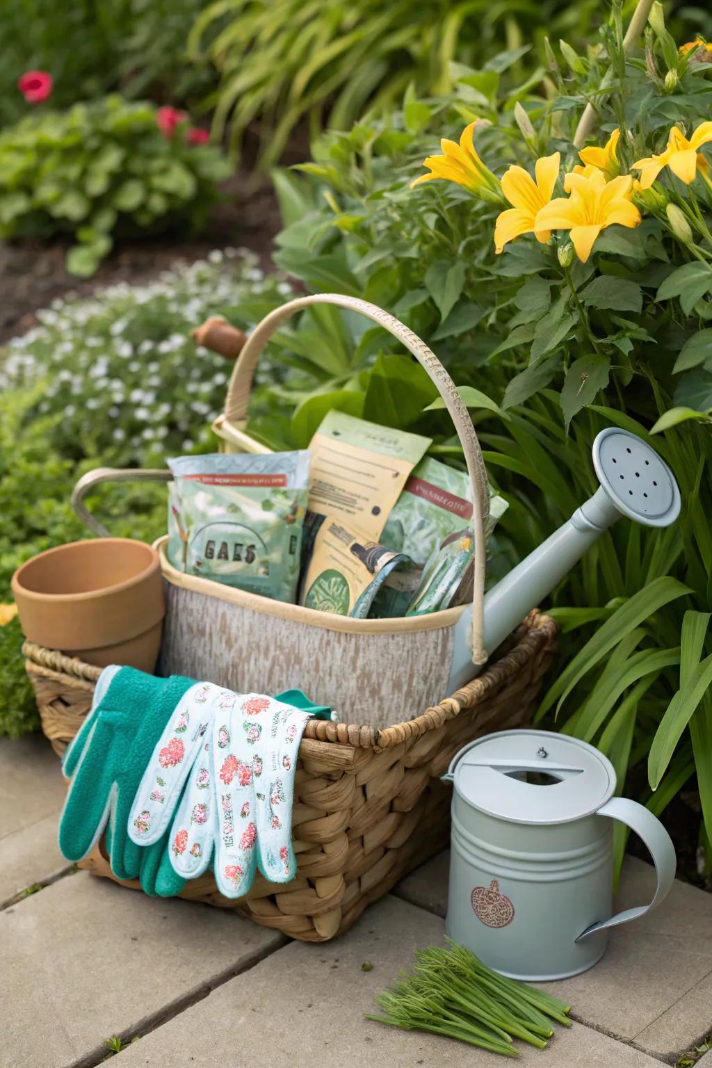 Foster a love for plant tending through this delightful present assortment.
