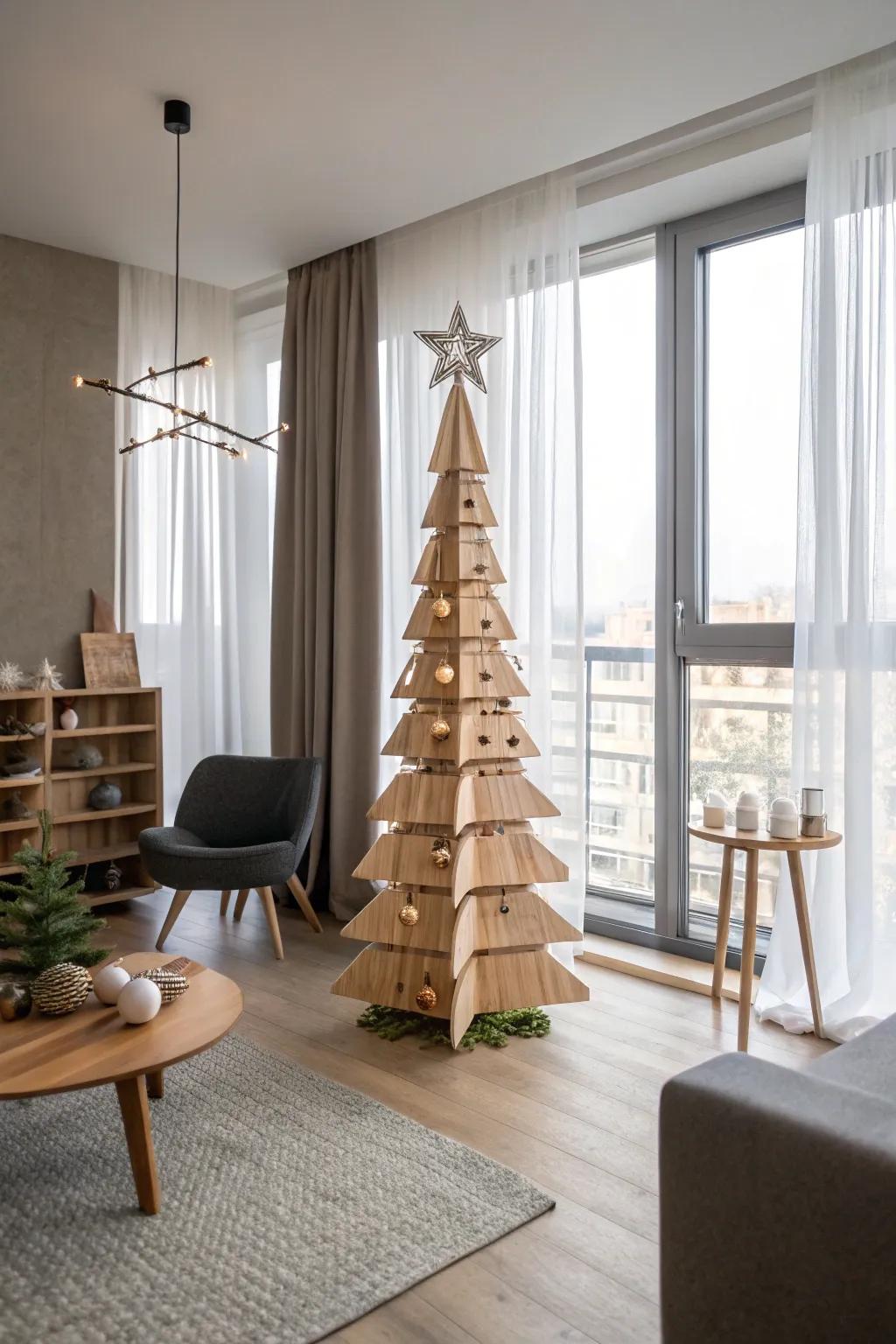 Explore creativity with an alternative tree design.