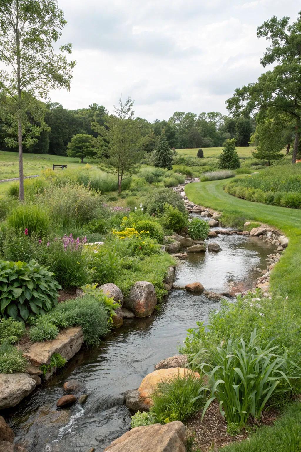 Naturalistic design creates harmony between your garden and its surroundings.