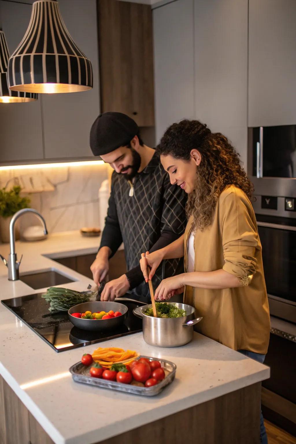 Create delicious memories by cooking together.