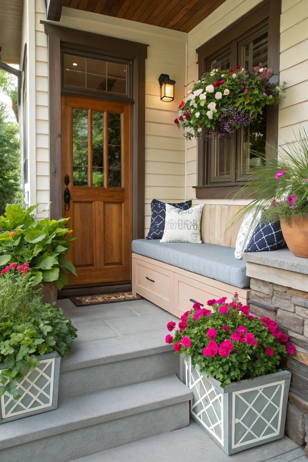 Multi-functional furnishings optimize space and utility.