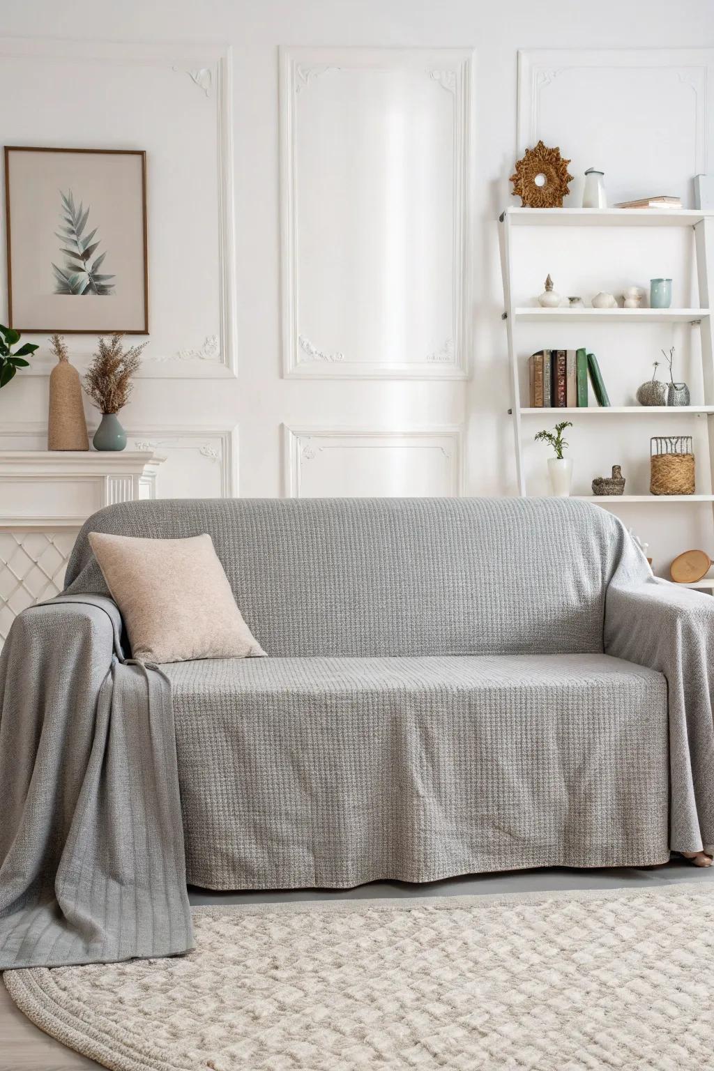 Neutral tones bring an understated elegance to your sofa.