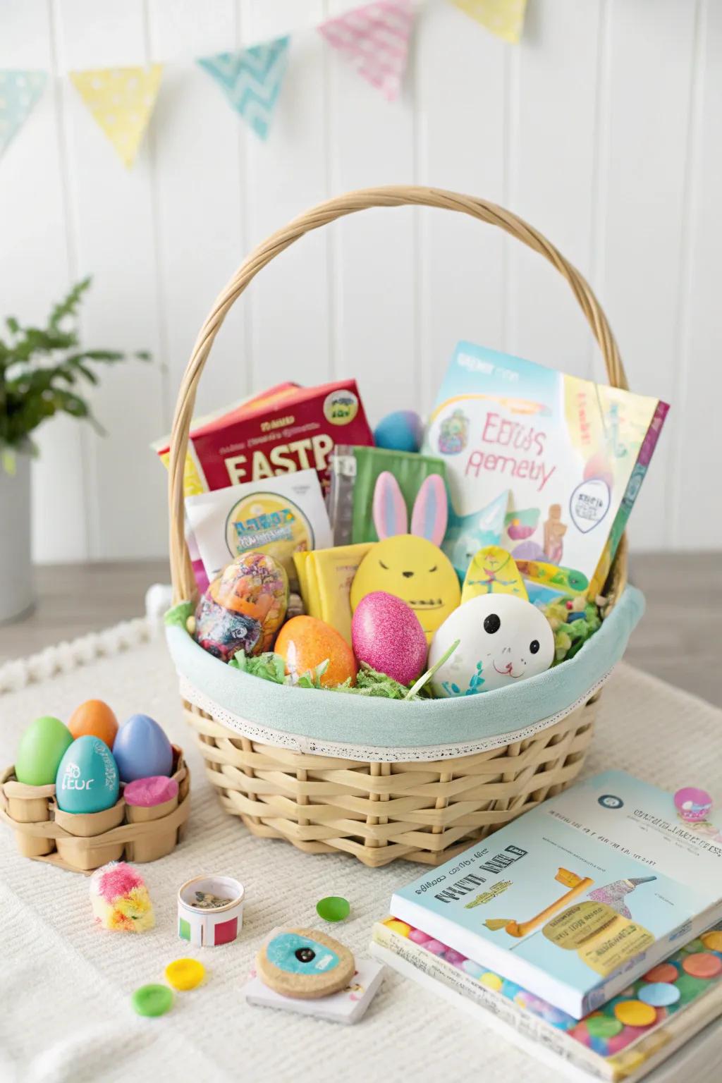 A delightful seasonal basket of delights for the diminutive ones.
