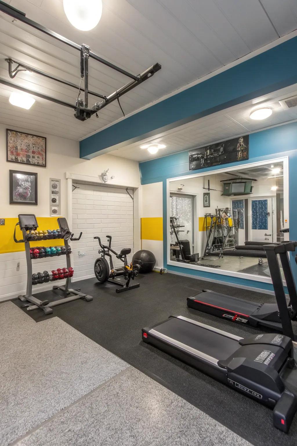 Stay fit with your own garage home gym.