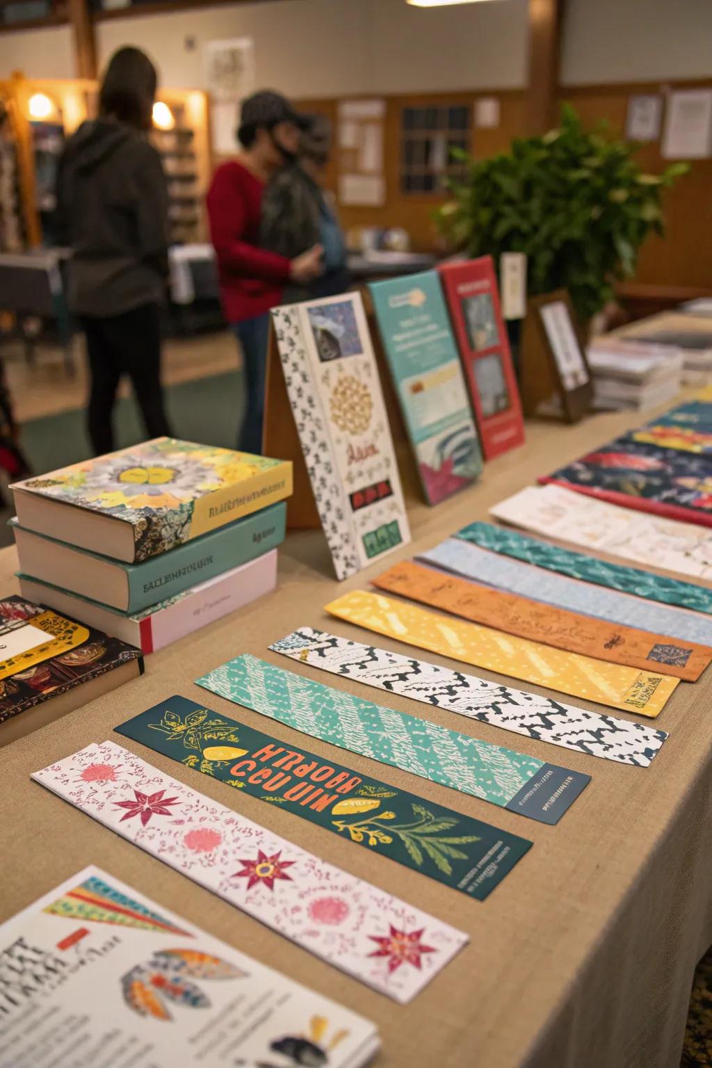 Bookmarks make great souvenirs.