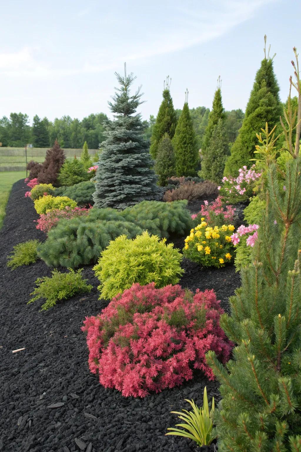 Diverse plants keep your garden lively year-round.