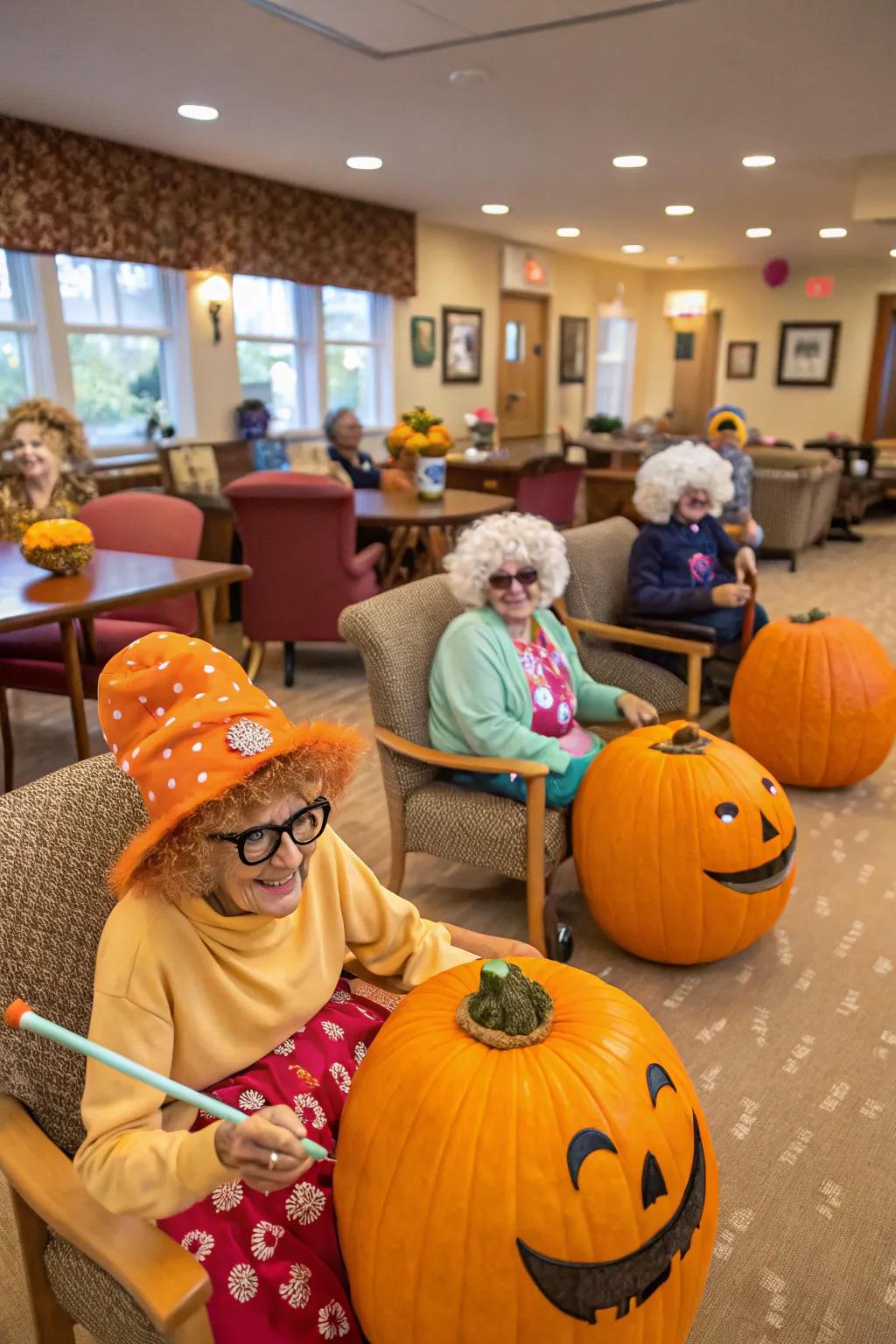 Creative pumpkin characters spark imagination and stories.