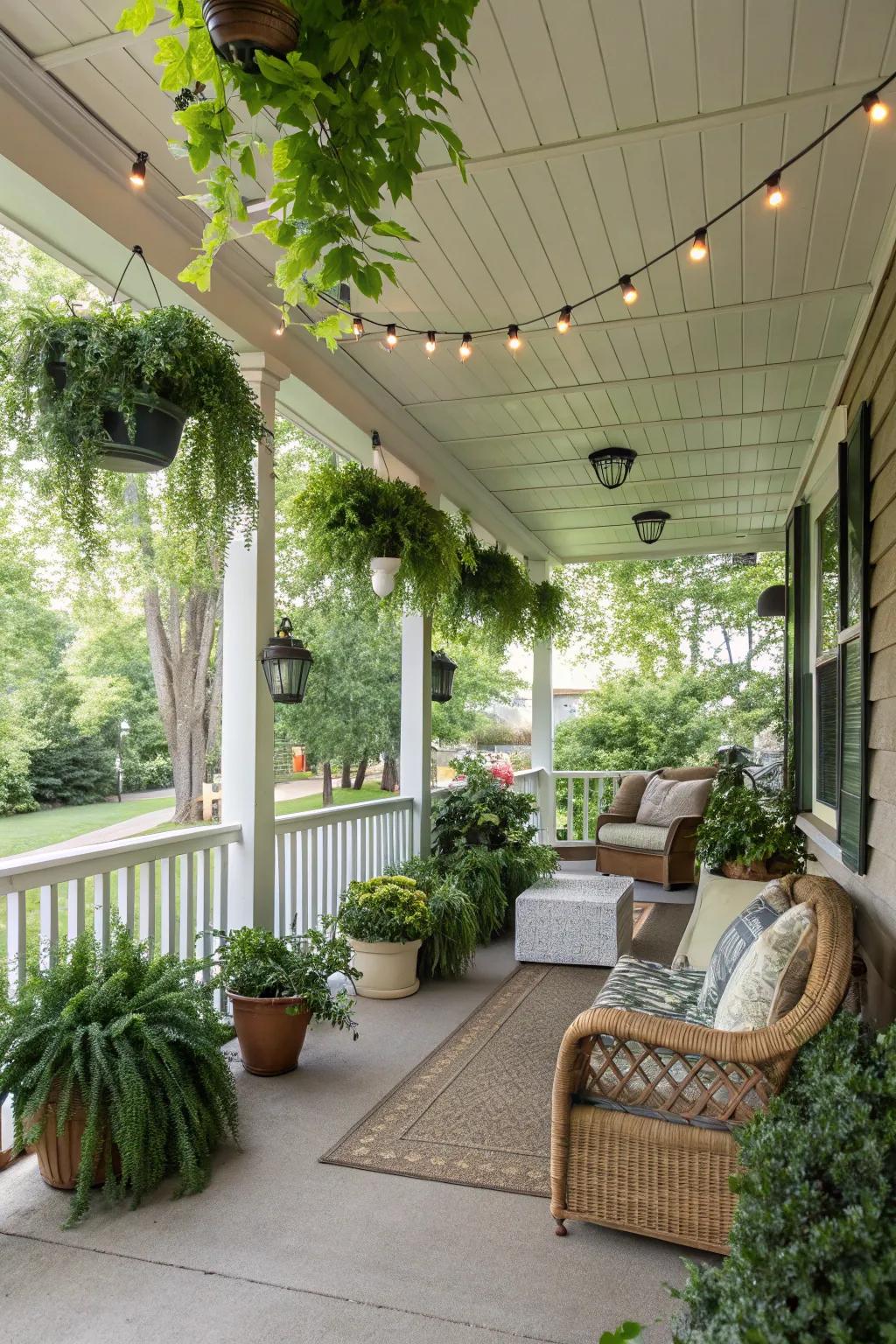 Eco-friendly vinyl ceilings combine sustainability with style.