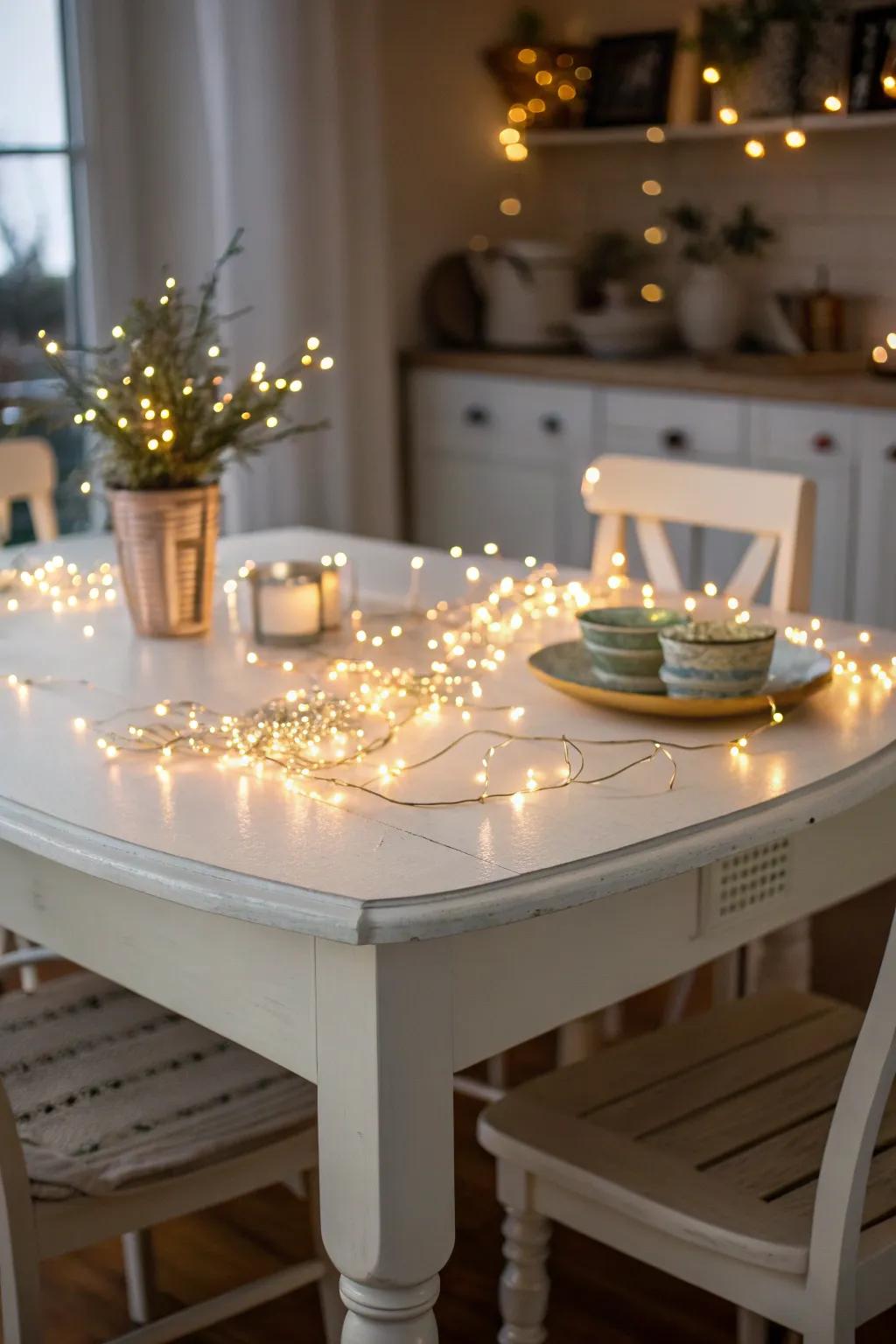 Sprite illuminations append an enchanting feature to your table setting.