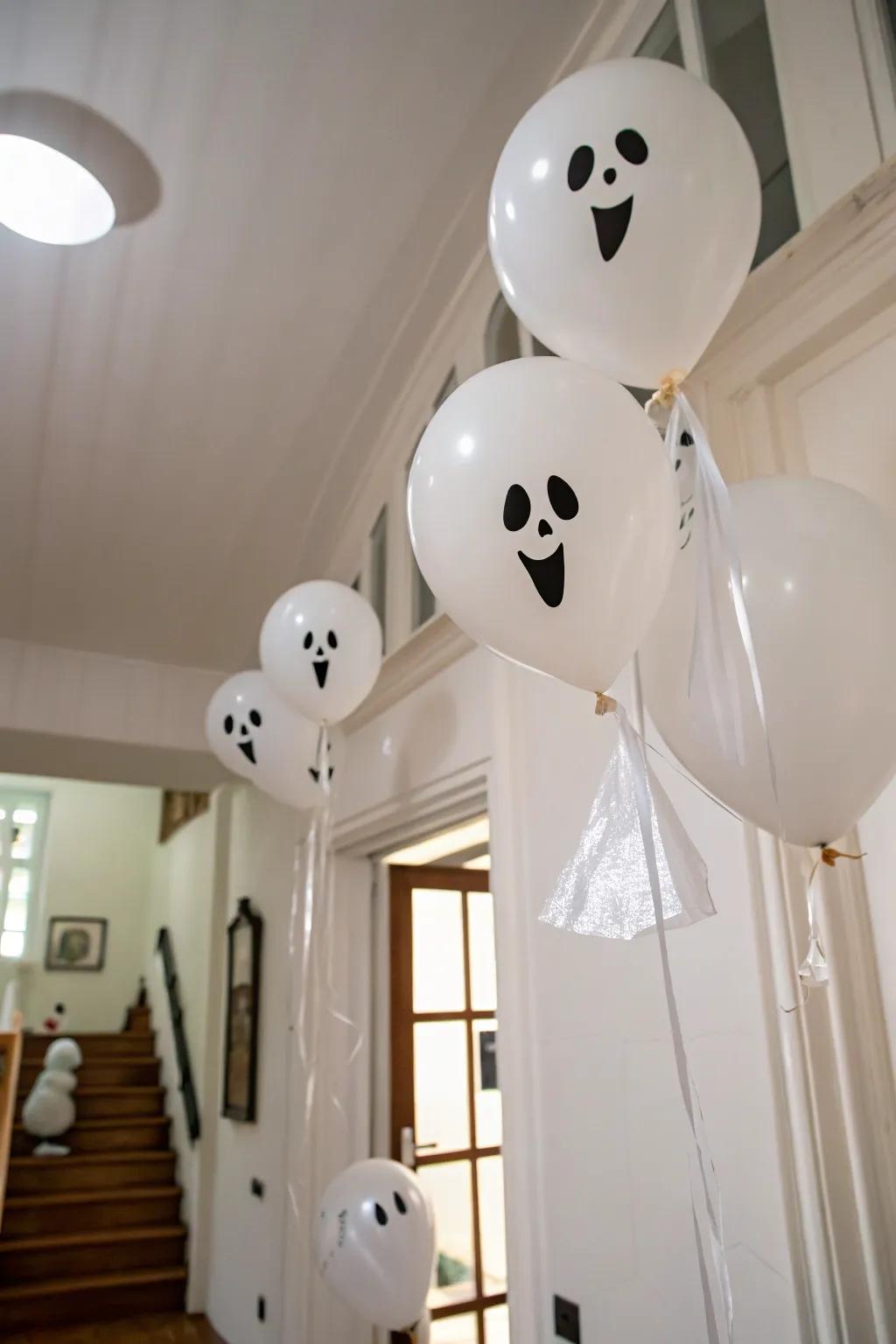 Phantom balloons impart a lighthearted and celebratory nuance to your embellishments.