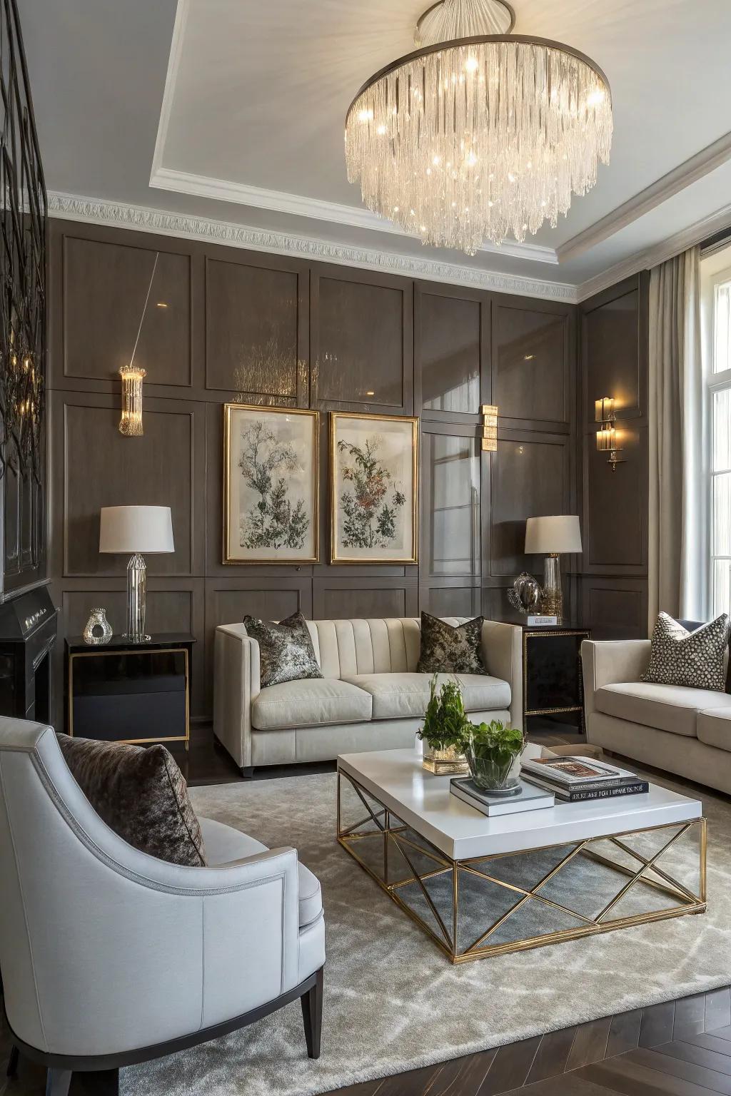 Top gloss finishes introduce a lavish glistening sensation to the components of your partition.