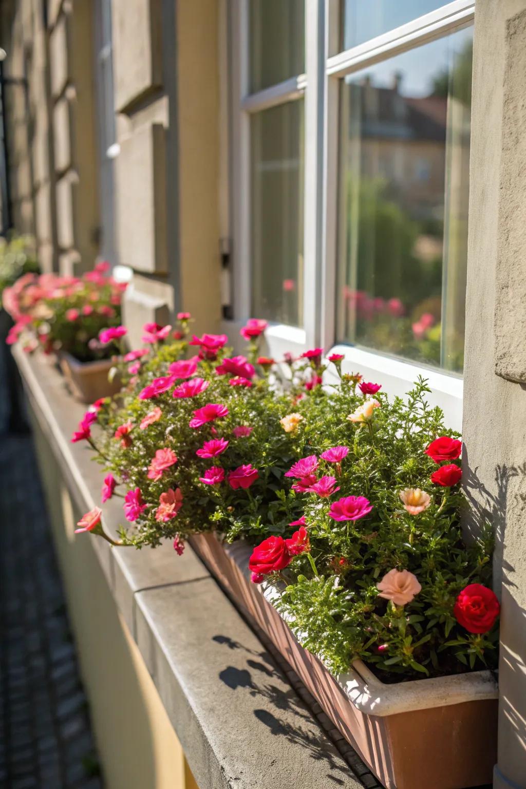 Sun jewels inject vibrancy into fenestration boxes, enriching any facade.