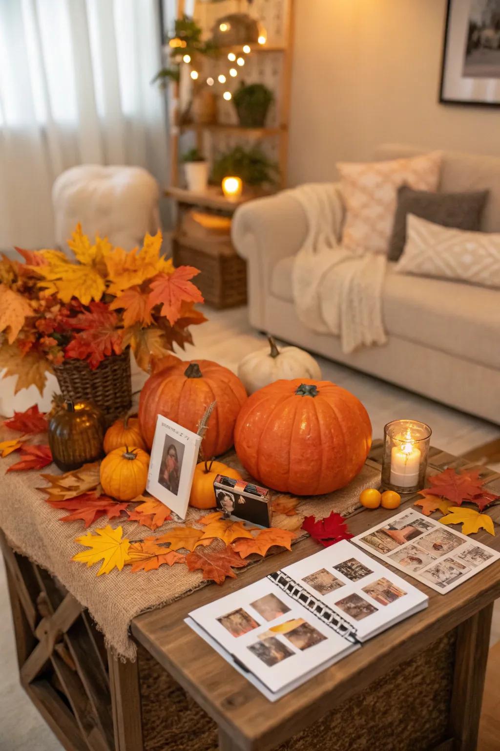 Seasonal decor adds a timely touch to your photo booth.