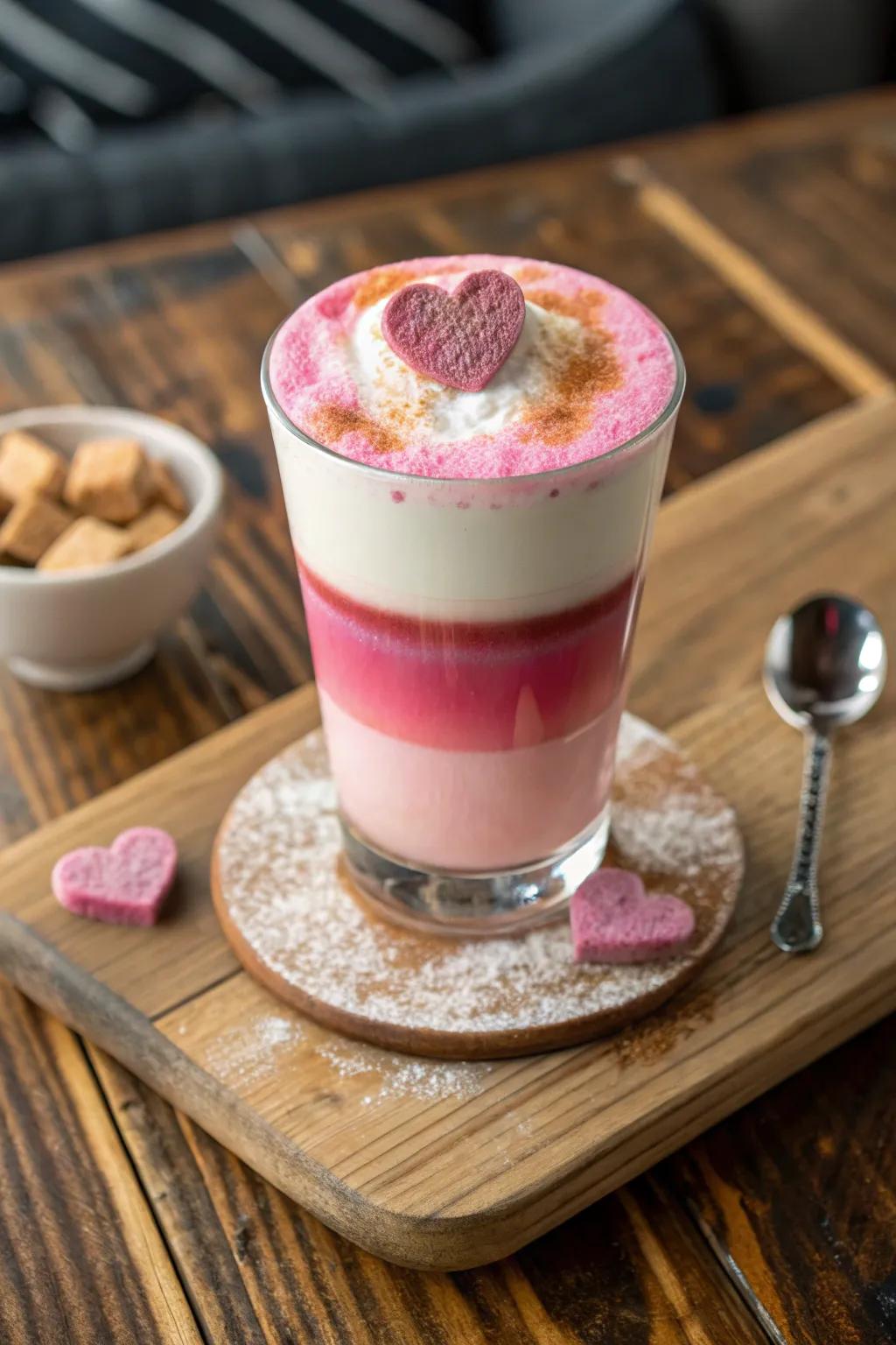 Love Potion Latte: a magical blend