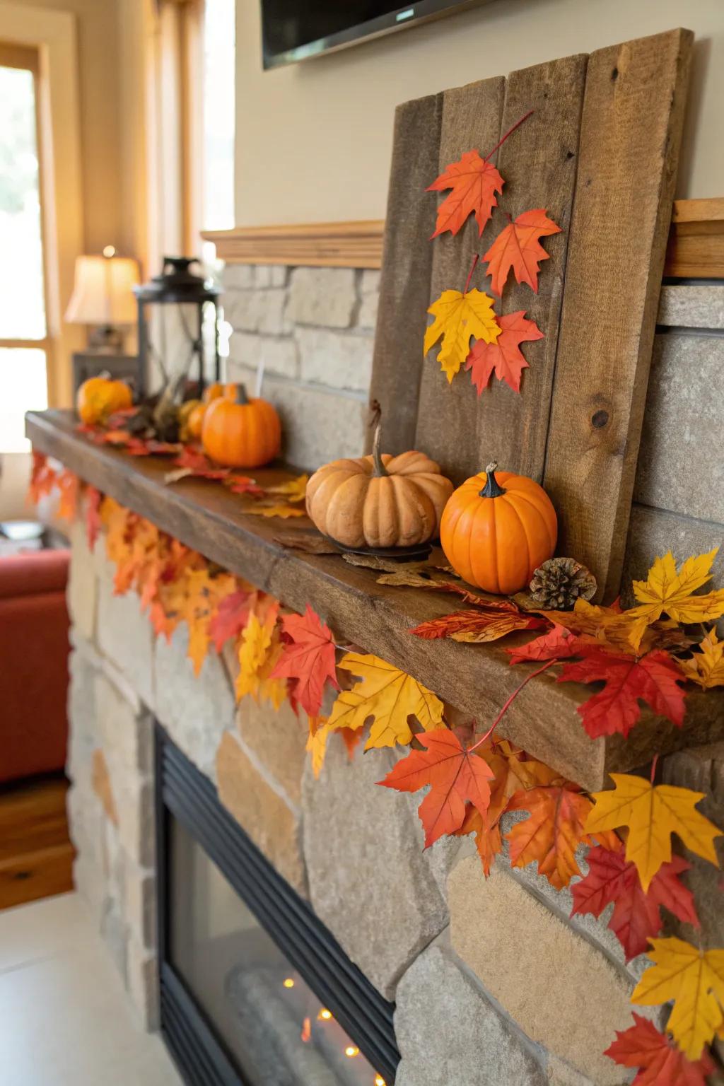 Keep your decor seasonal with a versatile wooden board.