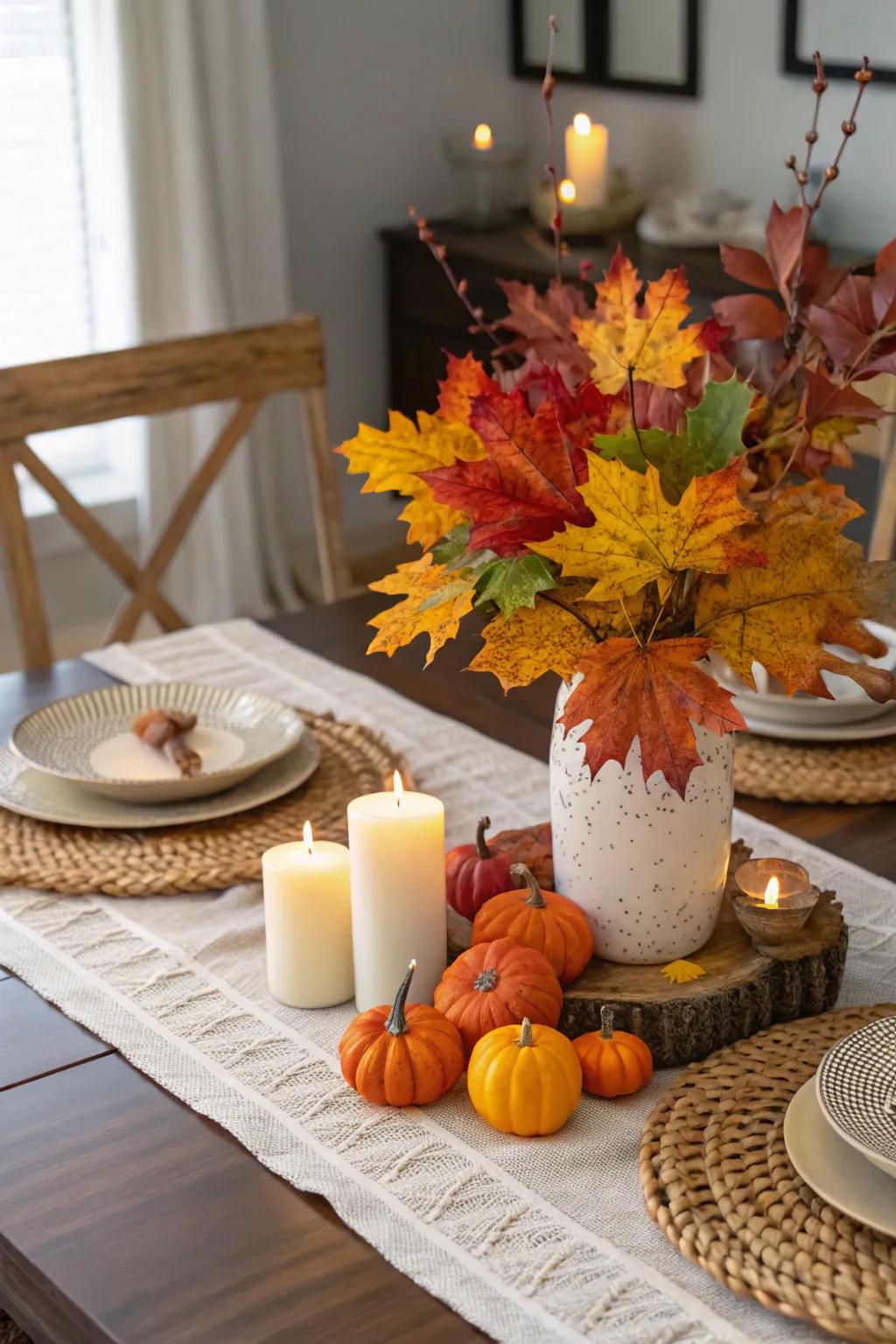 Seasonal centerpieces that celebrate the time of year.