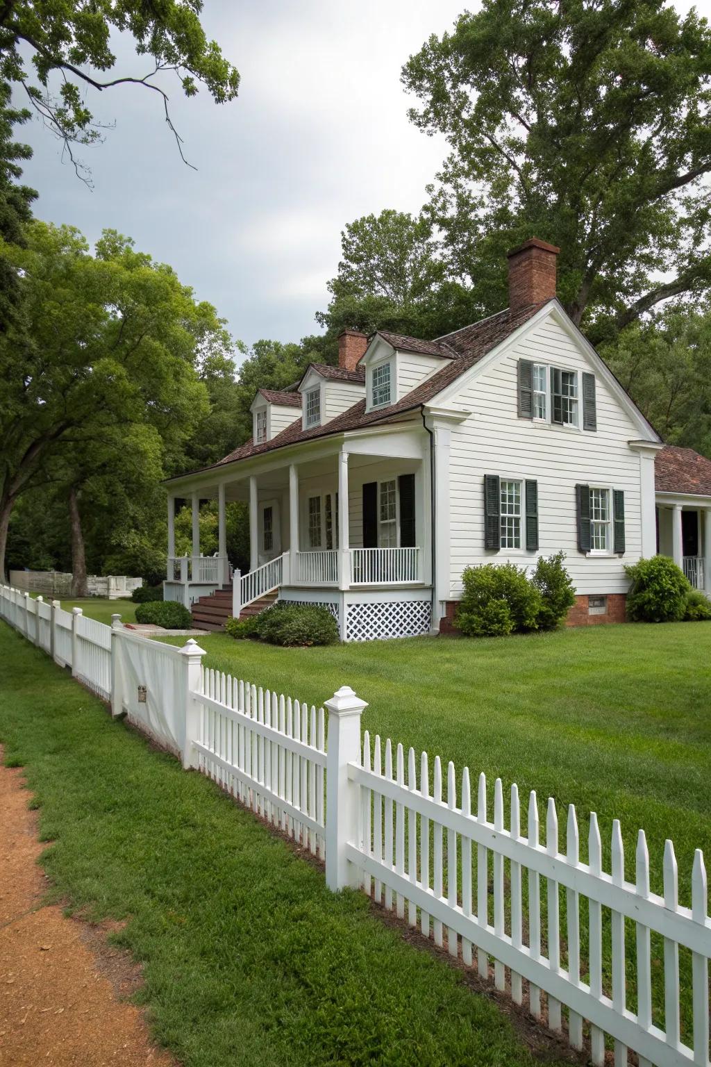 White foundations offer a fresh and clean appearance.